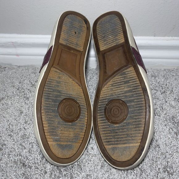 Polo Ralph Lauren Shoes Harold Canvas Madras Plaid Red/White Sneakers Size 9D - Picture 9 of 9